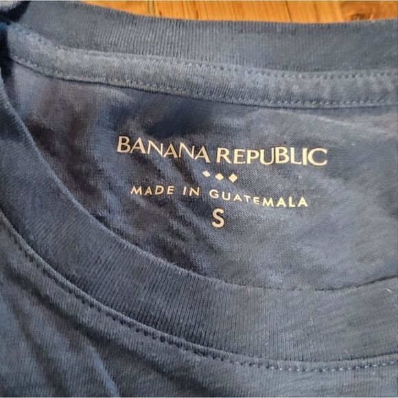 🤸‍♀️3 for 12🤸‍♂️ Banana Republic Bicycles Sketch Hapuna Blue Soft Tee Small - Picture 4 of 6